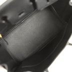 Hermes Birkin 25 Black Swift Gold Hardware
