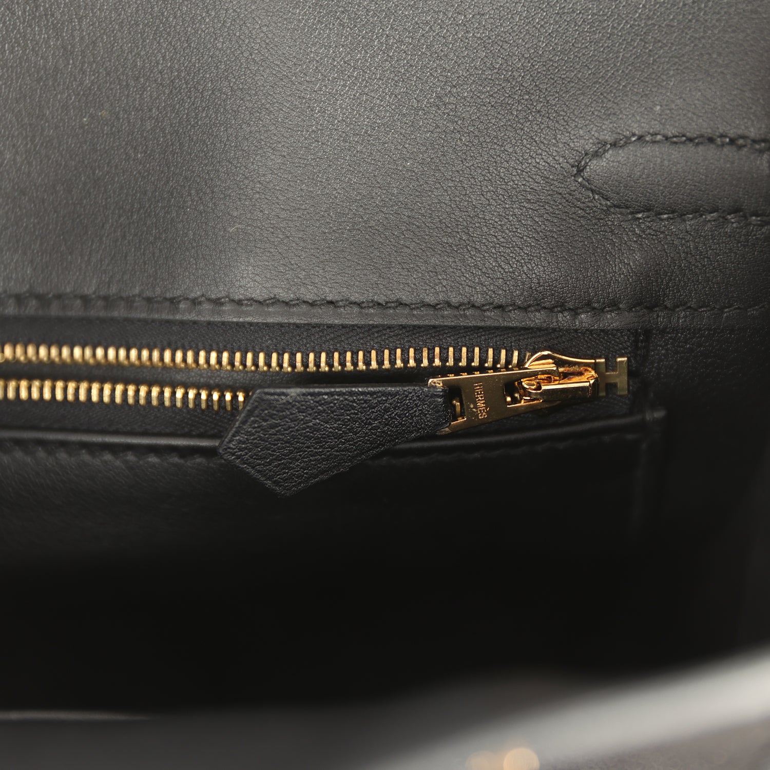 Hermes Birkin 25 Black Swift Gold Hardware