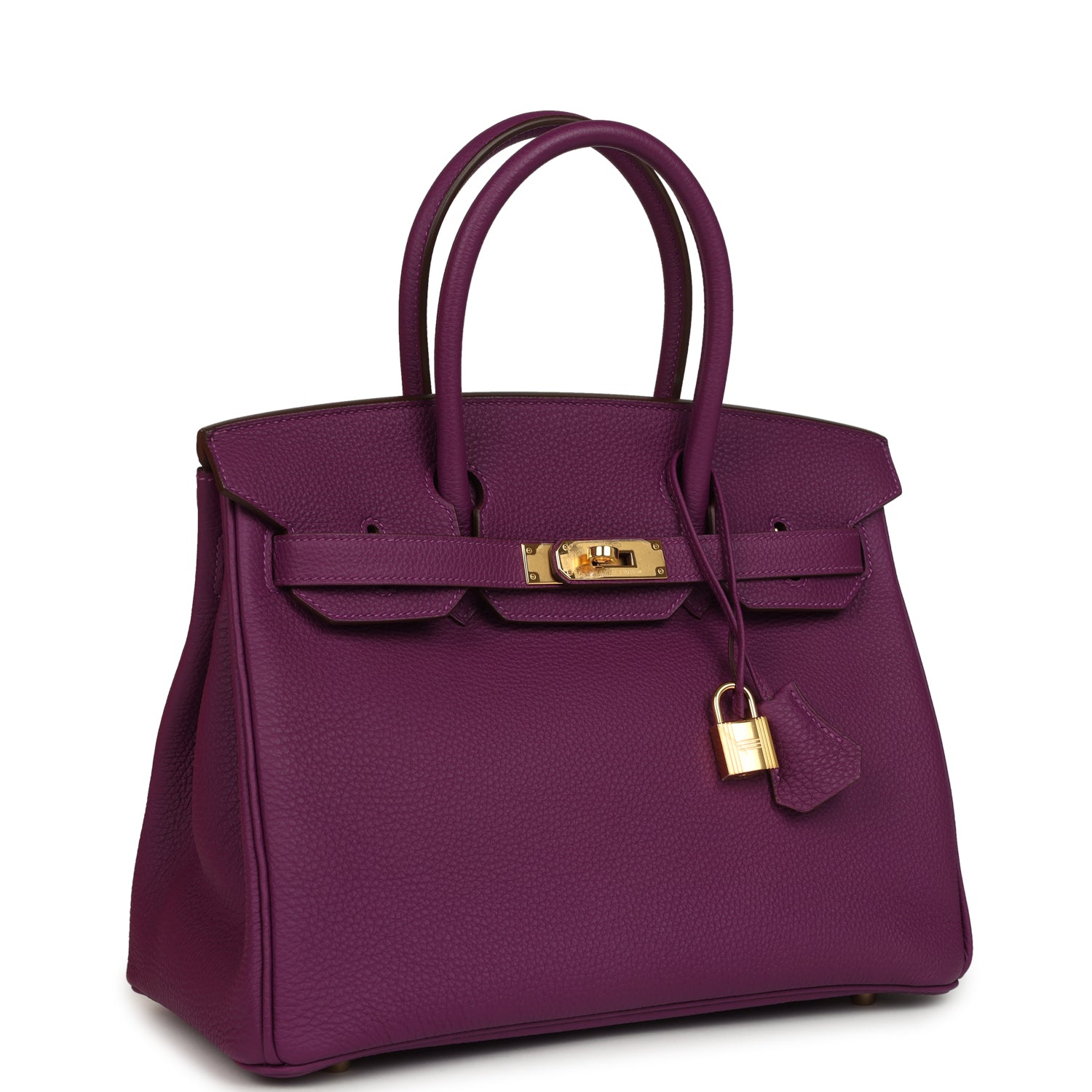 Hermes Birkin 30 Anemone Togo Gold Hardware