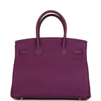 Hermes Birkin 30 Anemone Togo Gold Hardware