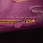 Hermes Birkin 30 Anemone Togo Gold Hardware