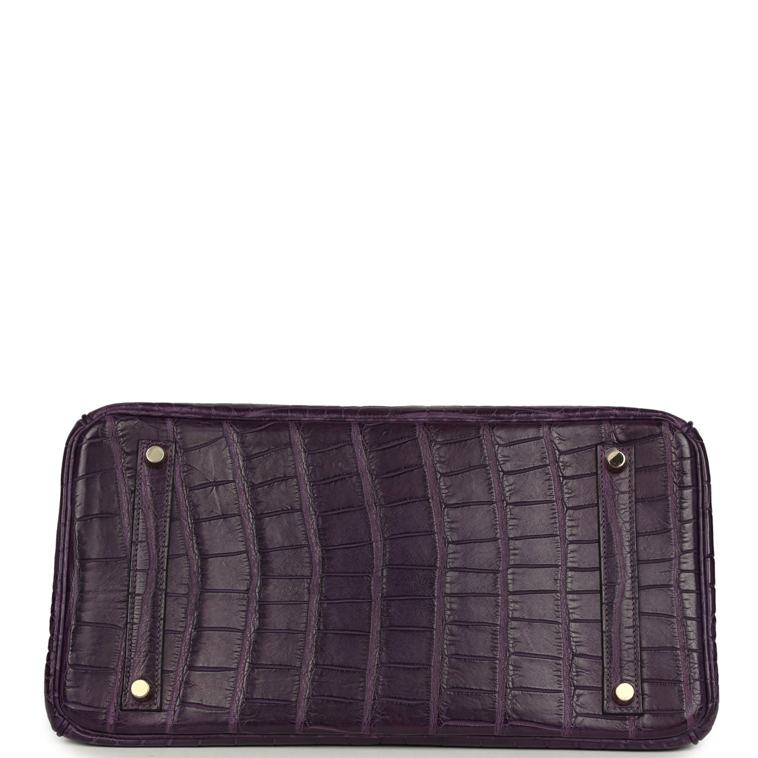 Hermes Birkin 35 Amethyst Matte Alligator Gold Hardware