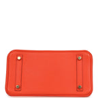Hermes Birkin 25 Orange Poppy Togo Gold Hardware
