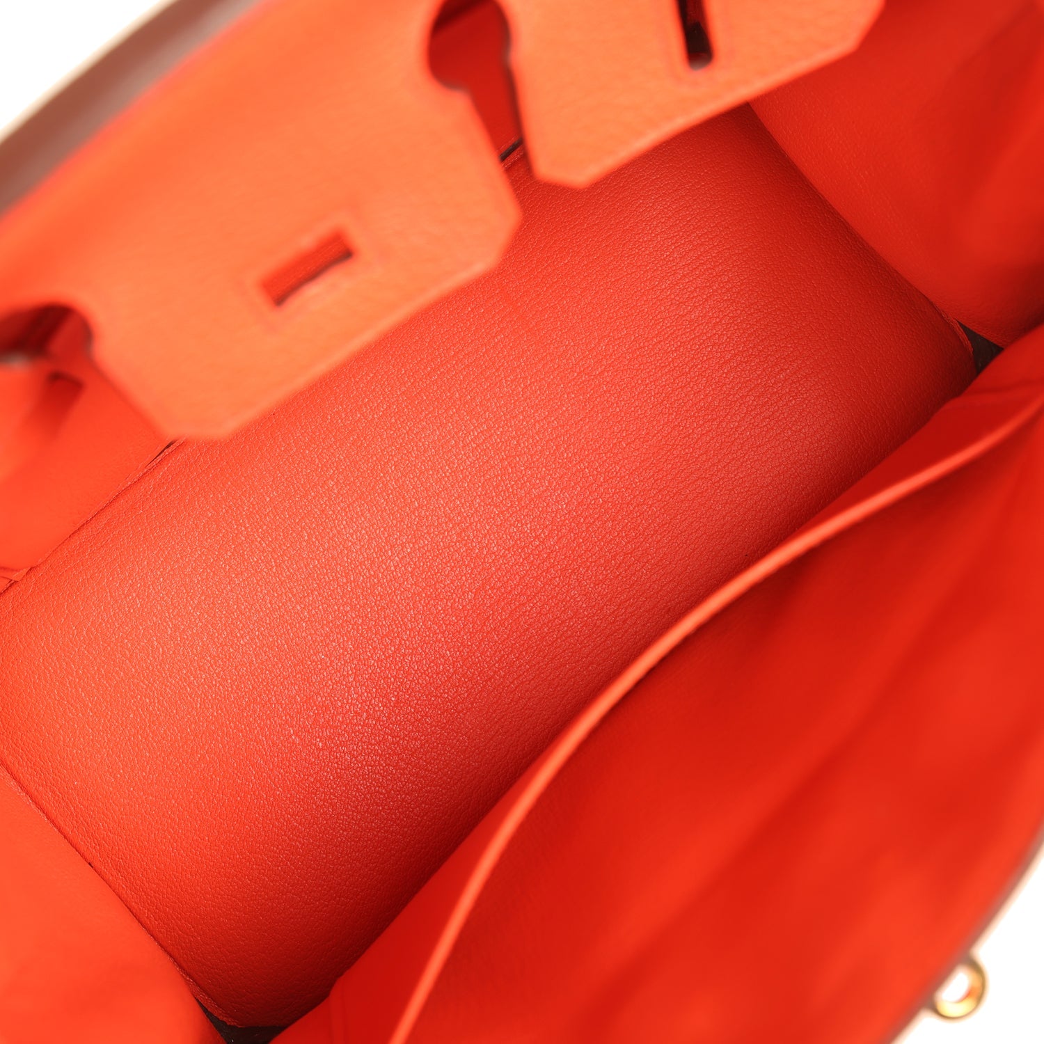 Hermes Birkin 25 Orange Poppy Togo Gold Hardware