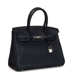 Hermes Birkin 30 Bleu Nuit Verso Togo Palladium Hardware