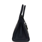 Hermes Birkin 30 Bleu Nuit Verso Togo Palladium Hardware