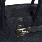 Hermes Birkin 30 Bleu Nuit Verso Togo Palladium Hardware