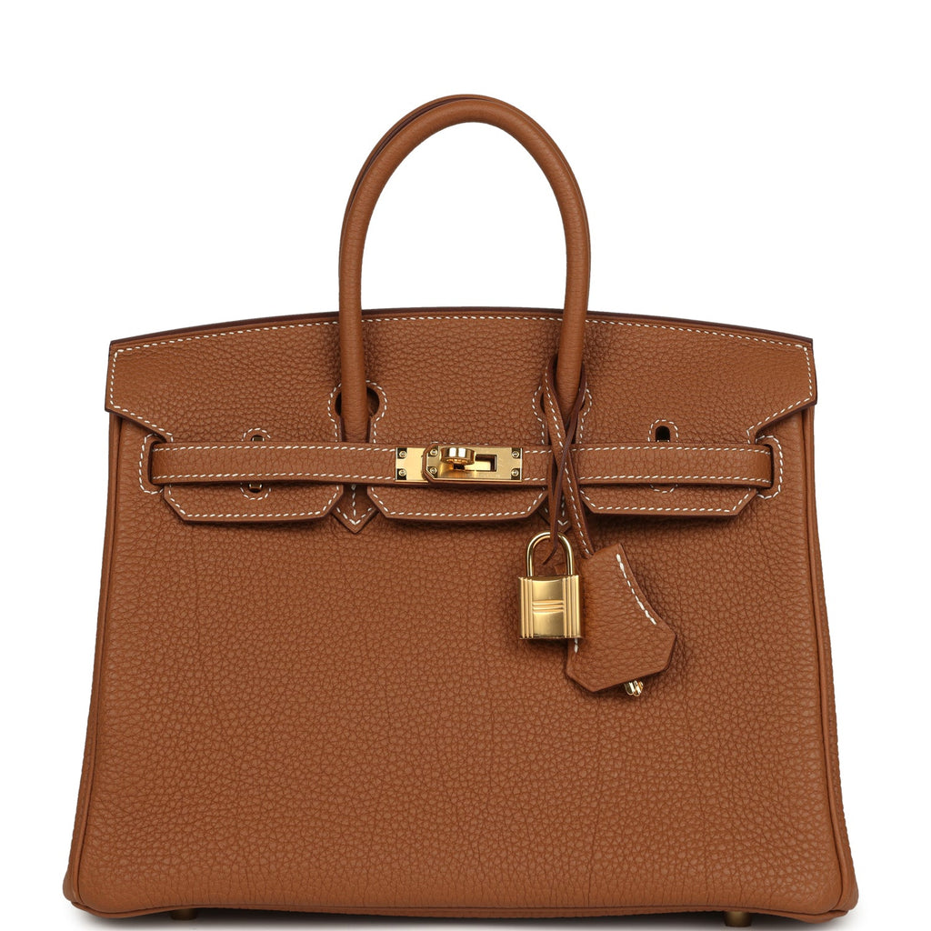 Hermes Birkin 25 Gold Togo Gold Hardware