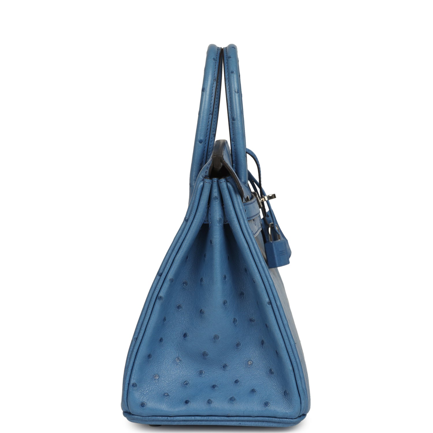 Hermes Birkin 25 Mykonos Ostrich Palladium Hardware