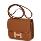 Hermes Constance 18 Gold Epsom Rose Gold Hardware