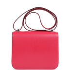 Hermes Constance 18 Rose Extreme Chevre Chamkila Palladium Hardware