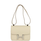 Hermes Constance 1-24 Craie Epsom Palladium Hardware