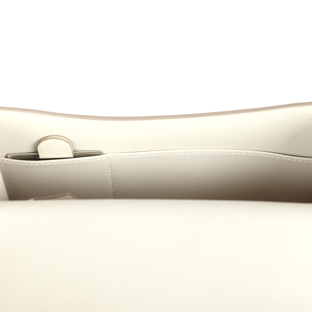 Hermes Constance 1-24 Craie Epsom Palladium Hardware
