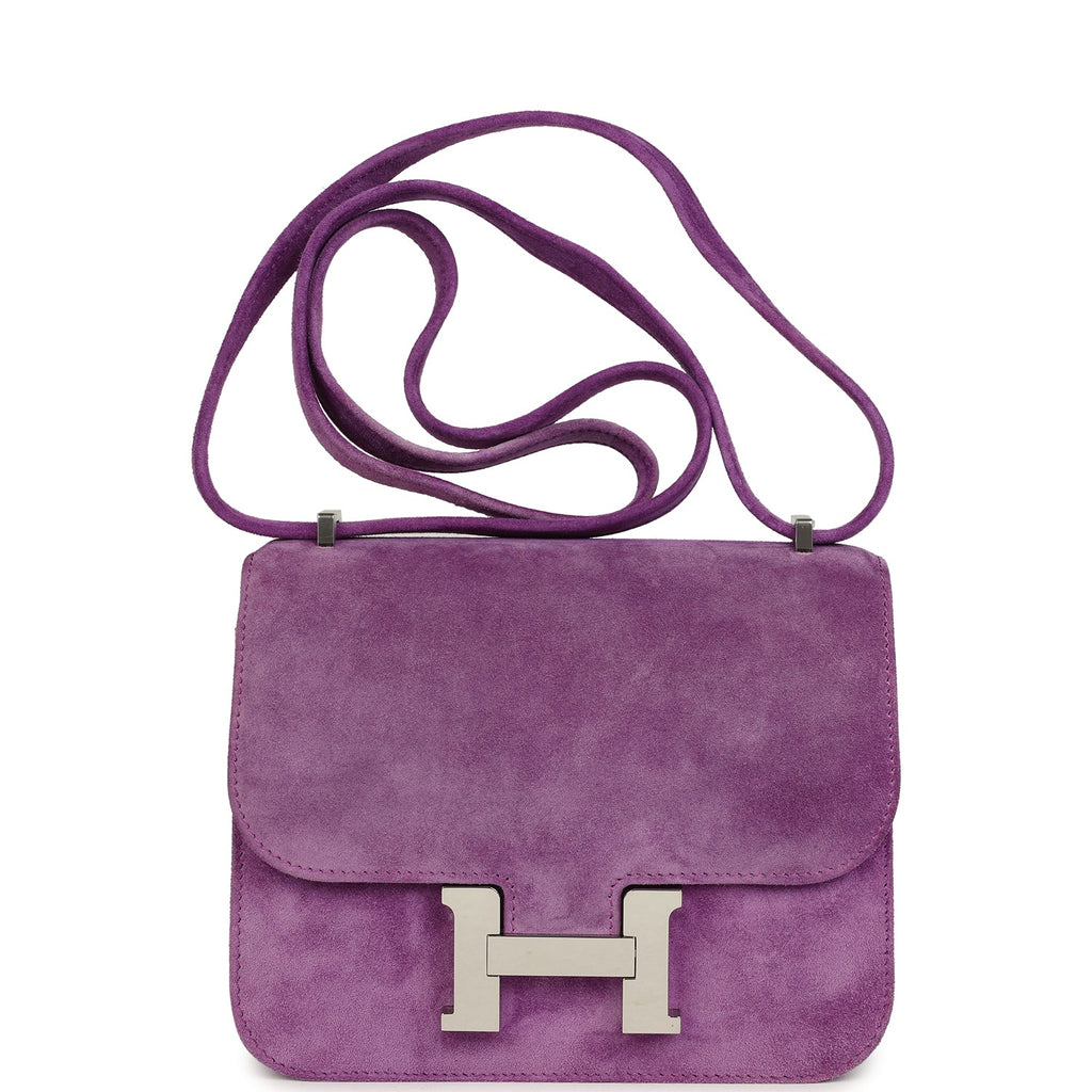 Hermes Constance 18 Violet Doblis Palladium Hardware