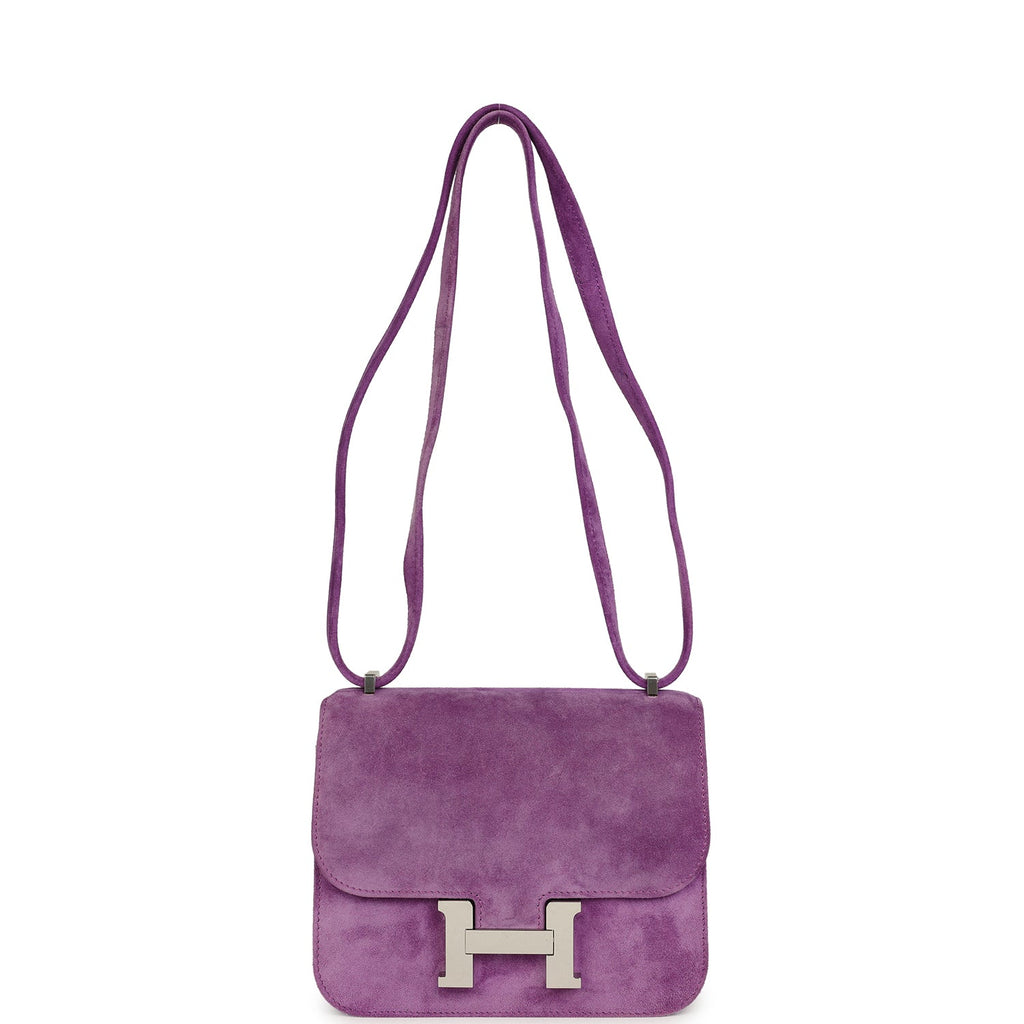 Hermes Constance 18 Violet Doblis Palladium Hardware