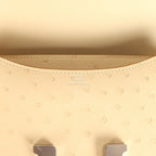 Hermes Constance 18 Vanille Ostrich Palladium Hardware
