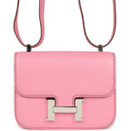 Hermes Micro Constance 14 Bubblegum Epsom Palladium Hardware