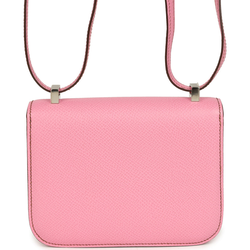 Hermes Micro Constance 14 Bubblegum Epsom Palladium Hardware