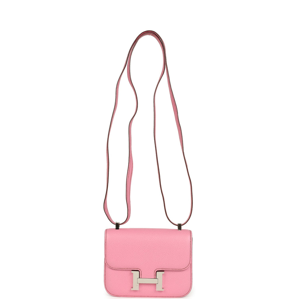 Hermes Micro Constance 14 Bubblegum Epsom Palladium Hardware
