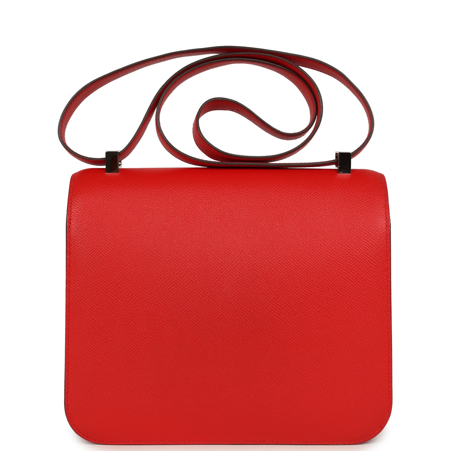 Hermes Constance 24 Rouge De Coeur Epsom Lacquered Palladium Hardware