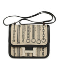 Hermes Constance 24 Toile De Camp Déchaînée and Black Swift Palladium Hardware
