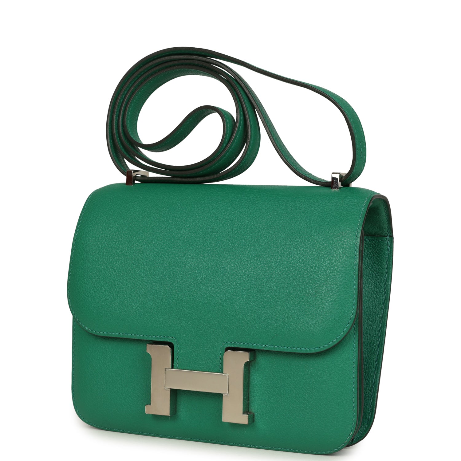 Hermes Constance 18 Vert Vertigo Evercolor Palladium Hardware