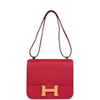 Hermes Constance 24 Rose Mexico Evercolor Gold Hardware