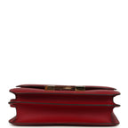Hermes Constance 24 Rouge Grenat Verso Epsom Lacquered Permabrass Hardware