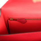 Hermes Constance 24 Rouge Grenat Verso Epsom Lacquered Permabrass Hardware