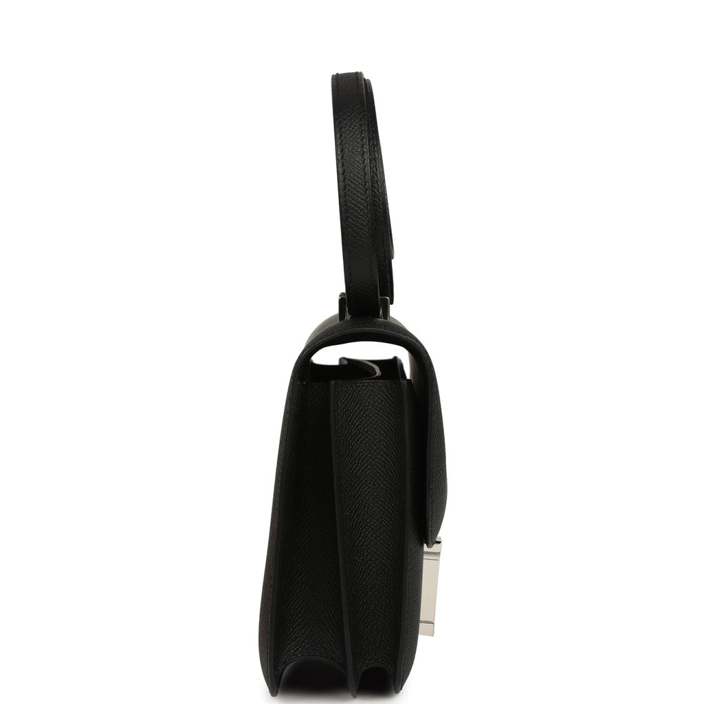 Hermes Constance 18 Black Epsom Palladium Hardware