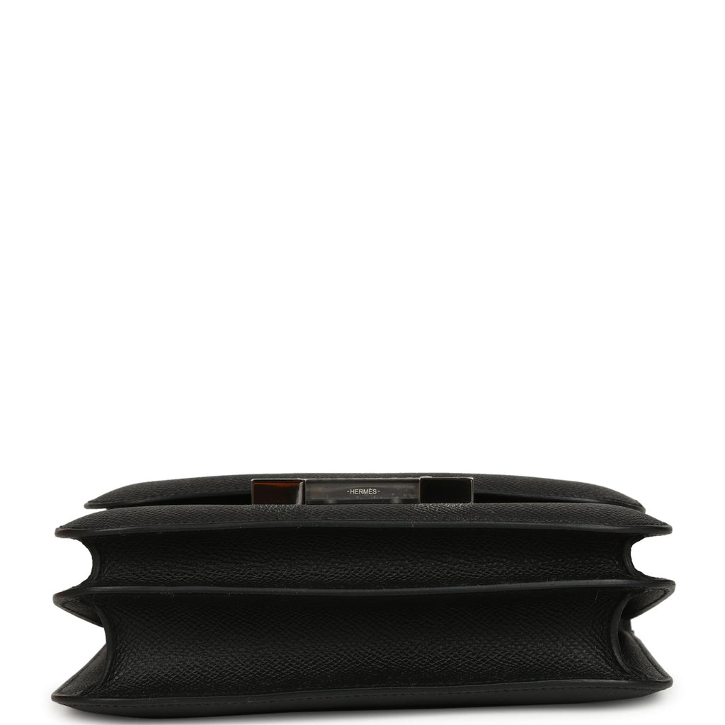 Hermes Constance 18 Black Epsom Palladium Hardware