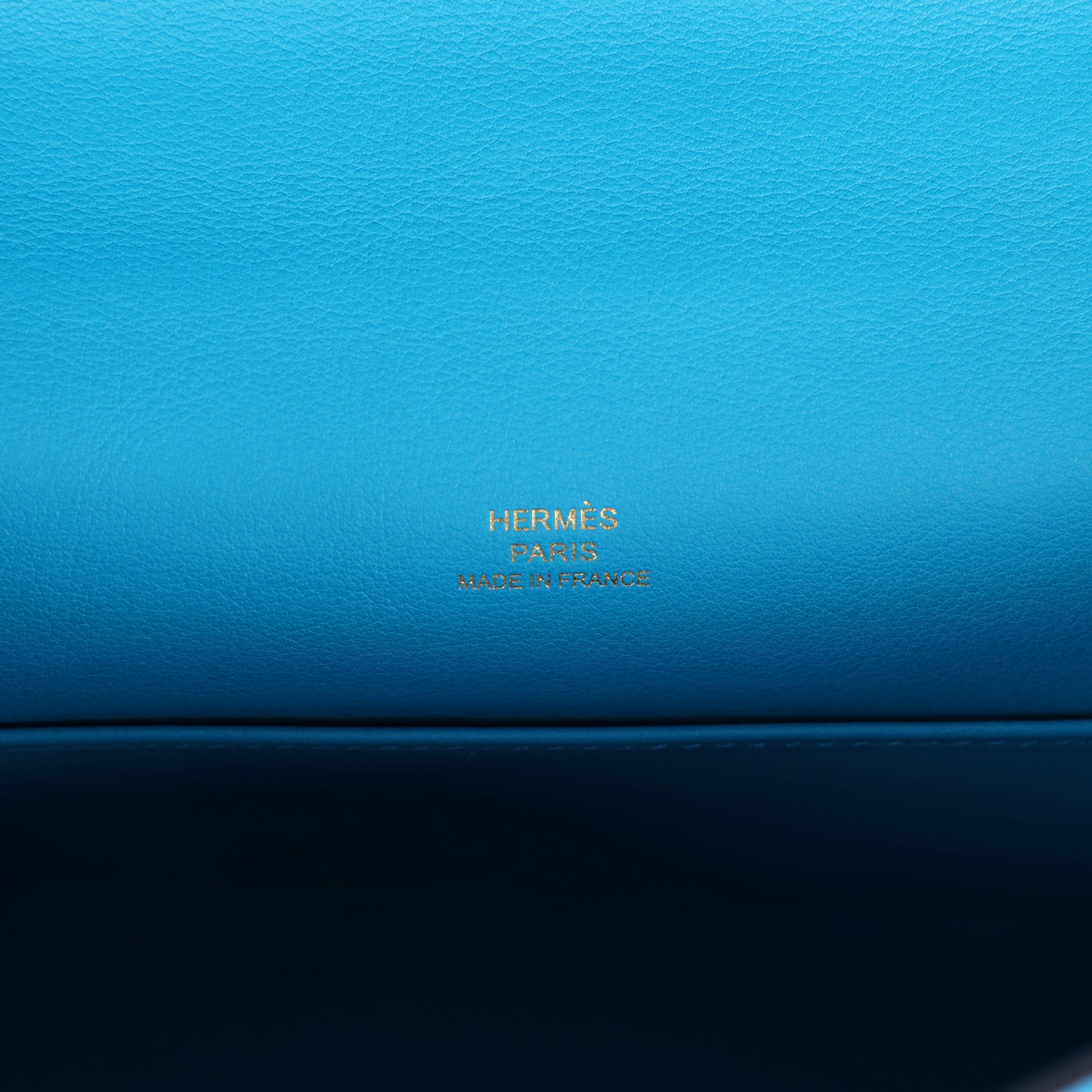 Hermes Kelly Pochette Bleu Frida Swift Gold Hardware