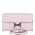 Hermes Constance Wallet To Go Mauve Pale Epsom Palladium Hardware