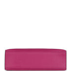 Hermes Kelly Pochette Rose Pourpre Swift Palladium Hardware