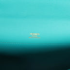 Hermes Kelly Cut Bleu Paon Swift Gold Hardware