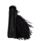 Hermes Kelly Elan Foile Chevre Chamkila and Ostrich Feather Palladium Hardware
