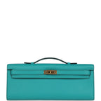 Hermes Kelly Cut Vert Verone Swift Gold Hardware