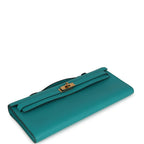 Hermes Kelly Cut Vert Verone Swift Gold Hardware