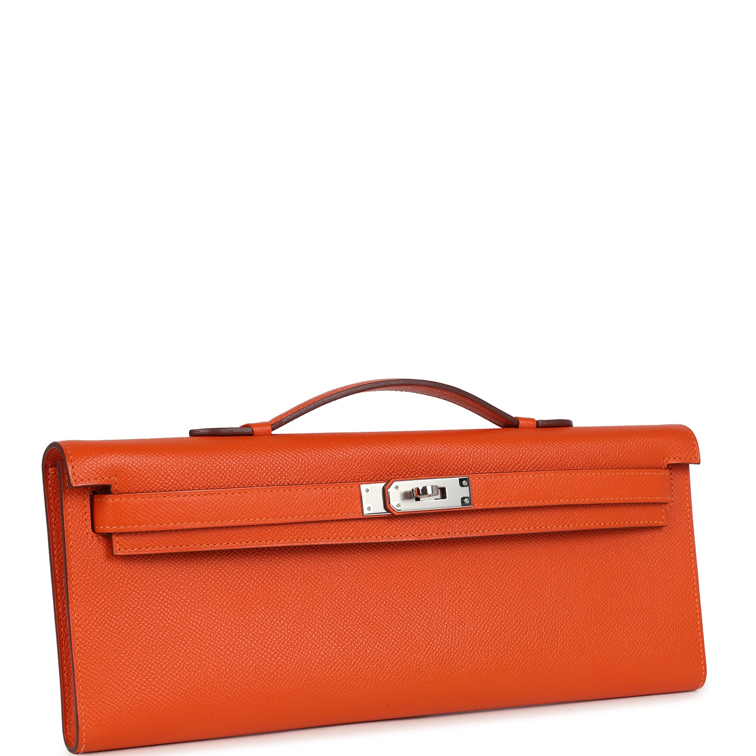 Hermes Kelly Cut Feu Epsom Palladium Hardware