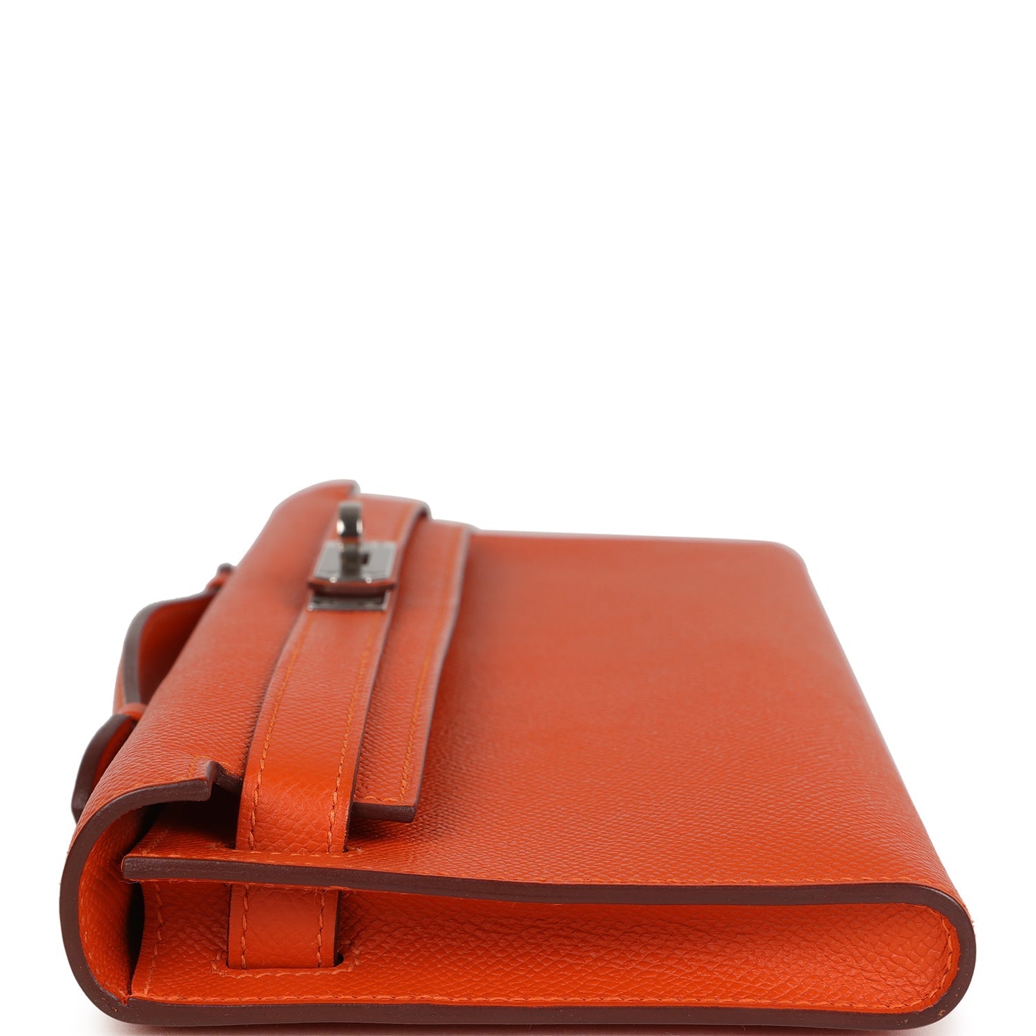 Hermes Kelly Cut Feu Epsom Palladium Hardware
