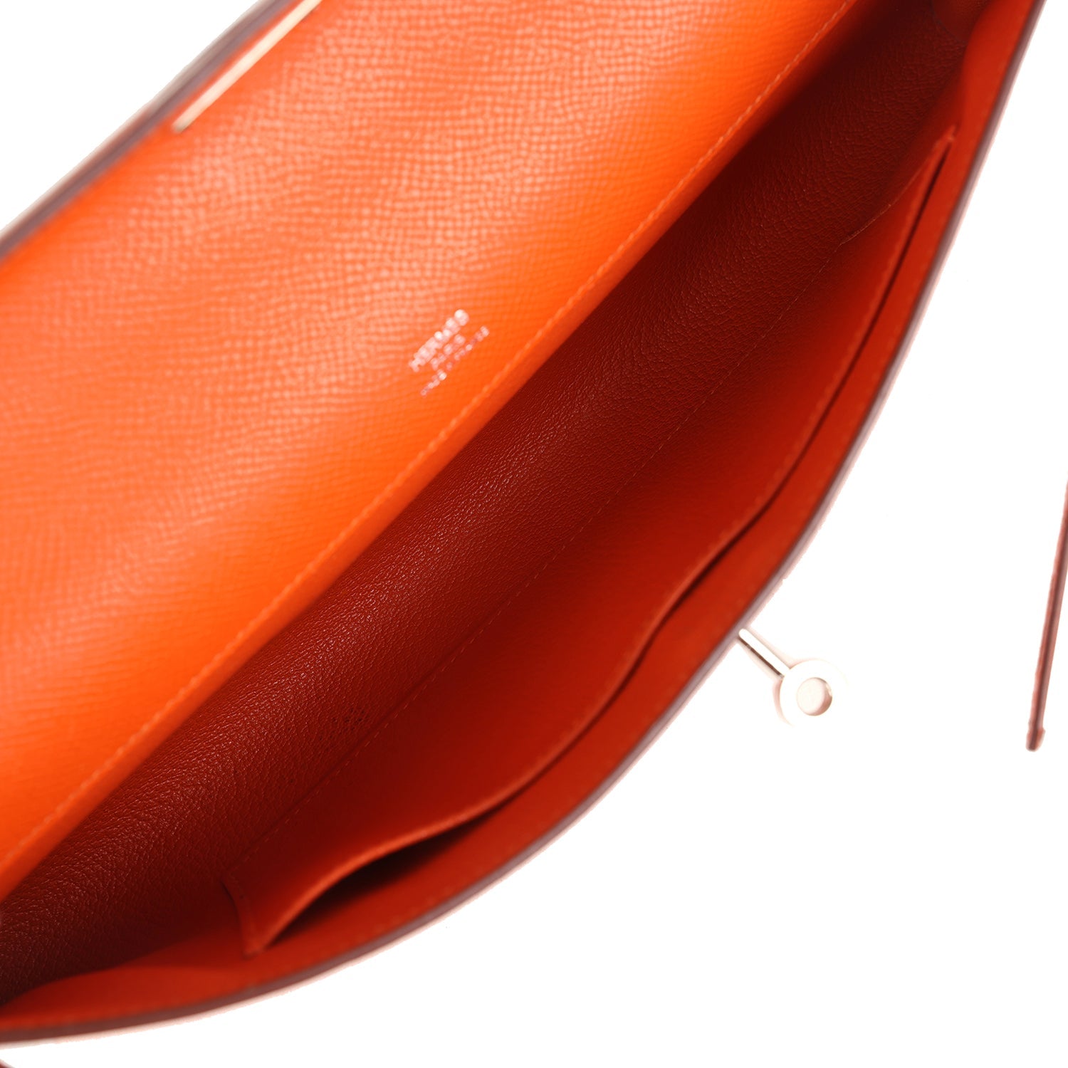 Hermes Kelly Cut Feu Epsom Palladium Hardware