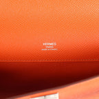 Hermes Kelly Cut Feu Epsom Palladium Hardware