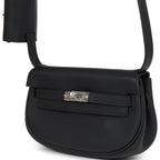 Hermes Kelly Moove Black Swift Palladium Hardware