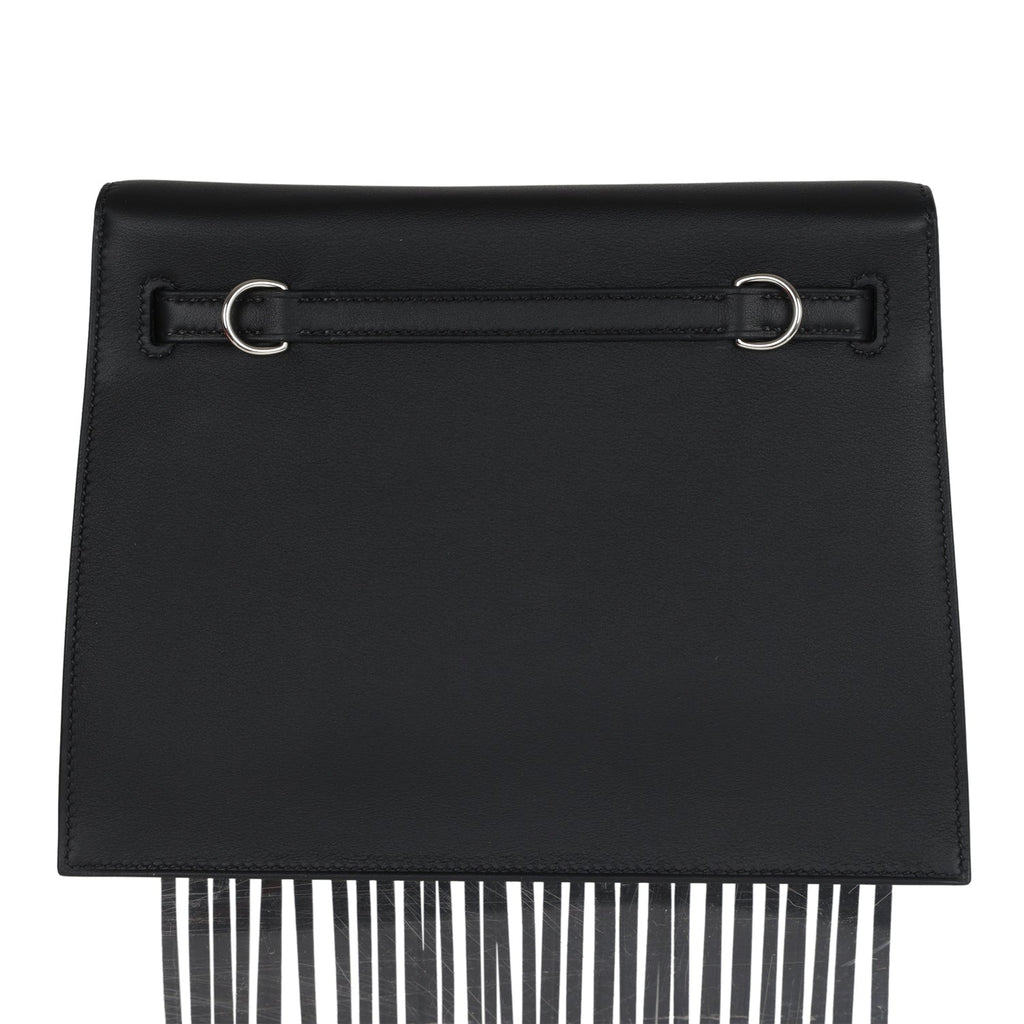Hermes Kelly Danse Anate Black Swift Palladium Hardware