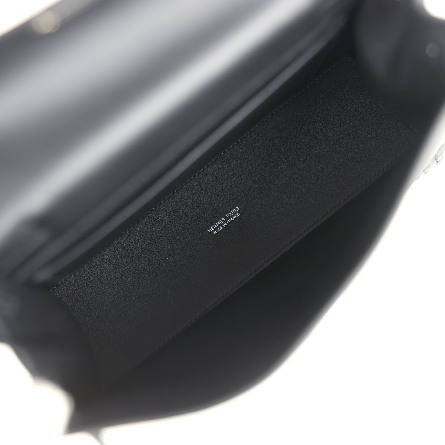 Hermes Kelly Danse Anate Black Swift Palladium Hardware