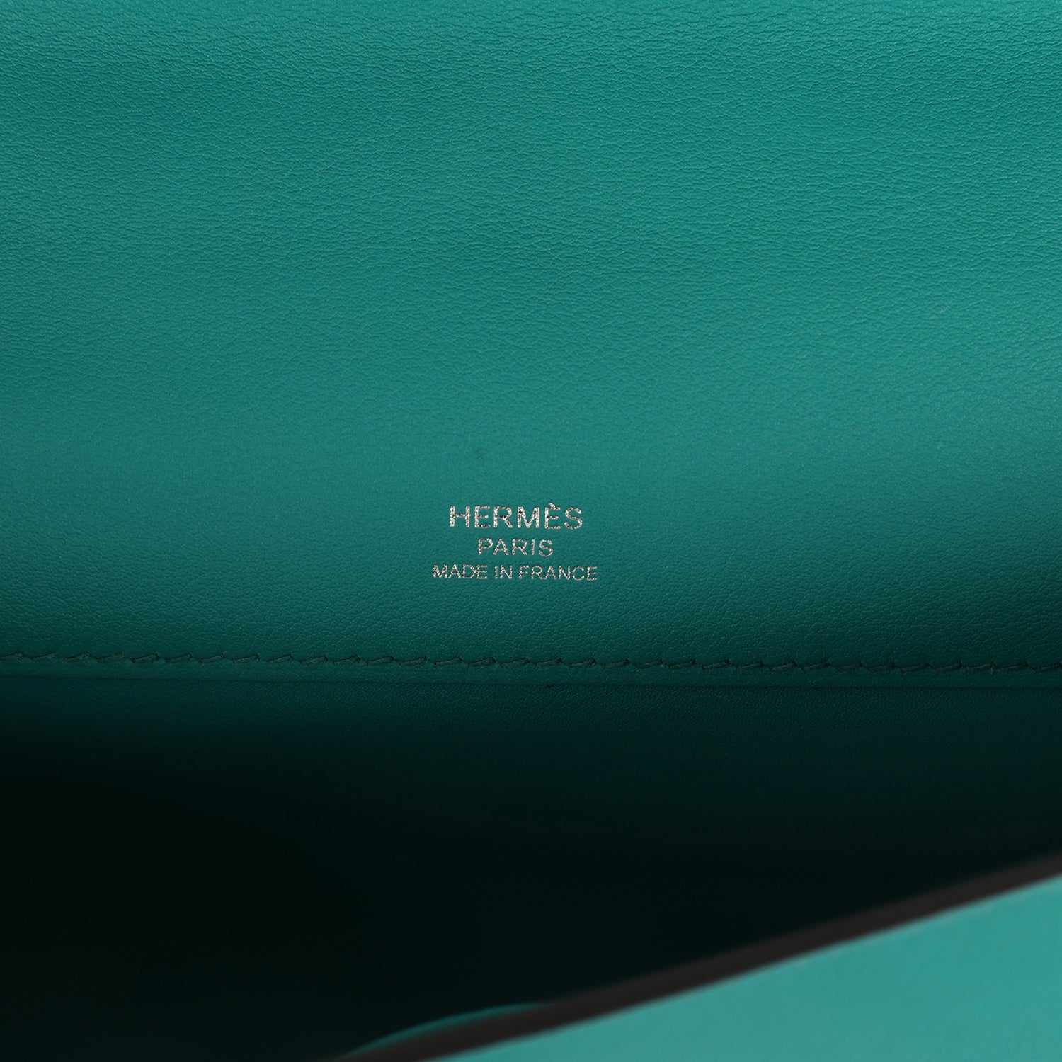 Hermes Kelly Cut Vert Verone Swift Palladium Hardware