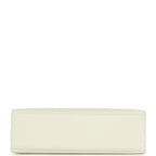 Hermes Kelly Pochette White Swift Gold Hardware