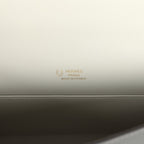 Hermes Special Order (HSS) Kelly Pochette Gris Meyer Verso Swift Permabrass Hardware