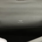 Hermes Kelly Pochette Gris Meyer Swift Paladium Hardware