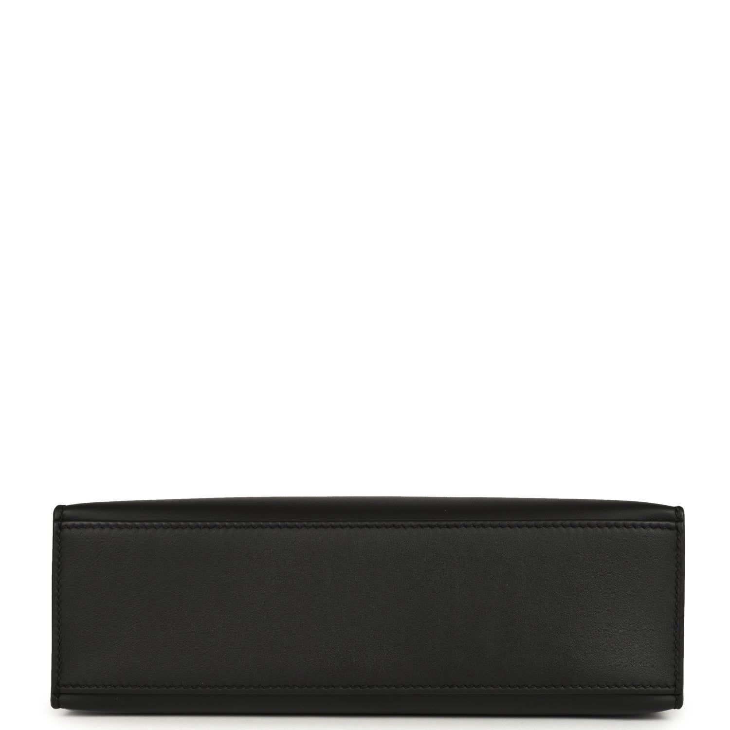 Hermes Kelly Pochette Black Swift Gold Hardware
